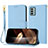 Coque Portefeuille Livre Cuir Etui Clapet Y09X pour Nokia G22 Bleu