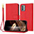 Coque Portefeuille Livre Cuir Etui Clapet Y09X pour Nokia G22 Rouge