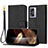 Coque Portefeuille Livre Cuir Etui Clapet Y09X pour Oppo A77 5G Noir
