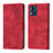 Coque Portefeuille Livre Cuir Etui Clapet YB1 pour Motorola Moto E13 Rouge