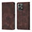 Coque Portefeuille Livre Cuir Etui Clapet YB1 pour Motorola Moto G84 5G Marron