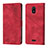 Coque Portefeuille Livre Cuir Etui Clapet YB1 pour Nokia C100 Rouge