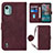 Coque Portefeuille Livre Cuir Etui Clapet YB1 pour Nokia C12 Petit