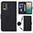 Coque Portefeuille Livre Cuir Etui Clapet YB1 pour Nokia C210 Noir