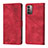 Coque Portefeuille Livre Cuir Etui Clapet YB1 pour Nokia G21 Rouge