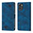 Coque Portefeuille Livre Cuir Etui Clapet YB1 pour Nokia G60 5G Bleu