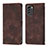 Coque Portefeuille Livre Cuir Etui Clapet YB1 pour Nokia G60 5G Marron