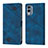 Coque Portefeuille Livre Cuir Etui Clapet YB1 pour Nokia X30 5G Bleu