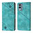 Coque Portefeuille Livre Cuir Etui Clapet YB1 pour Nokia X30 5G Vert