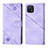 Coque Portefeuille Livre Cuir Etui Clapet YB1 pour Oppo A16K Violet