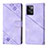 Coque Portefeuille Livre Cuir Etui Clapet YB1 pour Oppo Reno9 5G Violet