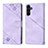 Coque Portefeuille Livre Cuir Etui Clapet YB1 pour Samsung Galaxy A14 5G Violet