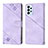 Coque Portefeuille Livre Cuir Etui Clapet YB1 pour Samsung Galaxy A73 5G Violet