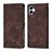 Coque Portefeuille Livre Cuir Etui Clapet YB1 pour Samsung Galaxy M04 Marron