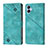 Coque Portefeuille Livre Cuir Etui Clapet YB1 pour Samsung Galaxy M04 Vert