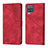 Coque Portefeuille Livre Cuir Etui Clapet YB1 pour Samsung Galaxy M12 Rouge