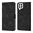 Coque Portefeuille Livre Cuir Etui Clapet YB1 pour Samsung Galaxy M32 4G Noir