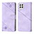 Coque Portefeuille Livre Cuir Etui Clapet YB1 pour Samsung Galaxy M32 4G Violet