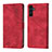 Coque Portefeuille Livre Cuir Etui Clapet YB1 pour Samsung Galaxy M44 5G Rouge