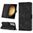 Coque Portefeuille Livre Cuir Etui Clapet YB1 pour Samsung Galaxy S22 5G Petit