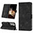 Coque Portefeuille Livre Cuir Etui Clapet YB1 pour Samsung Galaxy S24 Plus 5G Petit