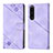 Coque Portefeuille Livre Cuir Etui Clapet YB1 pour Sony Xperia 1 IV Violet