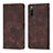 Coque Portefeuille Livre Cuir Etui Clapet YB1 pour Sony Xperia 10 IV Marron