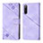 Coque Portefeuille Livre Cuir Etui Clapet YB1 pour Sony Xperia 10 IV Violet