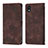 Coque Portefeuille Livre Cuir Etui Clapet YB1 pour Sony Xperia Ace III Marron