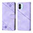 Coque Portefeuille Livre Cuir Etui Clapet YB1 pour Xiaomi Poco C50 Violet