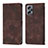 Coque Portefeuille Livre Cuir Etui Clapet YB1 pour Xiaomi Poco X4 GT 5G Marron