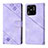 Coque Portefeuille Livre Cuir Etui Clapet YB1 pour Xiaomi Redmi 10 India Violet