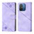 Coque Portefeuille Livre Cuir Etui Clapet YB1 pour Xiaomi Redmi 11A 4G Violet