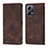 Coque Portefeuille Livre Cuir Etui Clapet YB1 pour Xiaomi Redmi Note 12 5G Marron