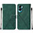 Coque Portefeuille Livre Cuir Etui Clapet YB2 pour Huawei Honor 90 Lite 5G Vert