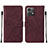 Coque Portefeuille Livre Cuir Etui Clapet YB2 pour Motorola Moto G84 5G Petit