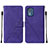 Coque Portefeuille Livre Cuir Etui Clapet YB2 pour Nokia C02 Violet