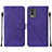 Coque Portefeuille Livre Cuir Etui Clapet YB2 pour Nokia C210 Violet