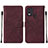 Coque Portefeuille Livre Cuir Etui Clapet YB2 pour Nokia C22 Rouge