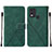 Coque Portefeuille Livre Cuir Etui Clapet YB2 pour Nokia C22 Vert