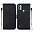 Coque Portefeuille Livre Cuir Etui Clapet YB2 pour Nokia C31 Noir