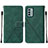 Coque Portefeuille Livre Cuir Etui Clapet YB2 pour Nokia G22 Vert