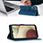 Coque Portefeuille Livre Cuir Etui Clapet YB2 pour Samsung Galaxy A12 5G Petit