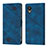 Coque Portefeuille Livre Cuir Etui Clapet YB2 pour Samsung Galaxy A23 5G SC-56C Bleu