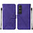 Coque Portefeuille Livre Cuir Etui Clapet YB2 pour Sony Xperia 1 V Violet