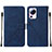 Coque Portefeuille Livre Cuir Etui Clapet YB2 pour Xiaomi Civi 2 5G Bleu