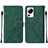 Coque Portefeuille Livre Cuir Etui Clapet YB2 pour Xiaomi Civi 2 5G Vert