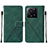 Coque Portefeuille Livre Cuir Etui Clapet YB2 pour Xiaomi Mi 13T 5G Vert