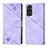 Coque Portefeuille Livre Cuir Etui Clapet YB2 pour Xiaomi Redmi Note 11S 4G Violet