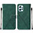 Coque Portefeuille Livre Cuir Etui Clapet YB2 pour Xiaomi Redmi Note 12 4G Vert